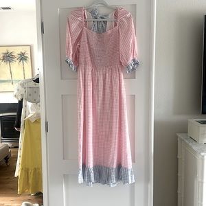 Rahi gingham blue & pink dress.